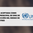 ONG Inclusiva es aceptada como miembro del Grupo principal de ONG de Sendai para la Reducción del Riesgo de Desastres Imagen