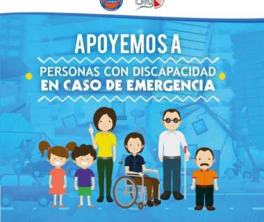 Teaching materials of the Central American project "Inclusion of people with disabilities and older adults in DRR"