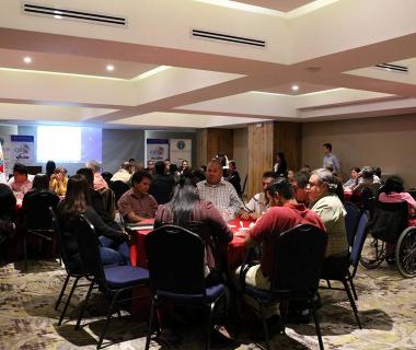 Organizaciones internacionales de personas ciegas en Guatemala impulsan la inclusión de las personas con discapacidad en la gestión del riesgo de desastres.