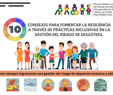 TIPS TO BUILD RESILIENCE THROUGH INCLUSIVE PRACTICES IN DISASTER RISK MANAGEMENT.