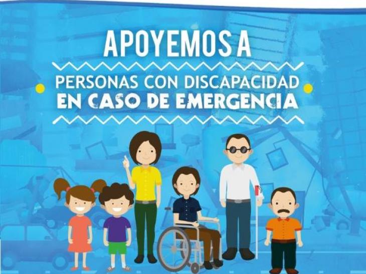 Materiales didácticos del proyecto centroamericano “Inclusión de personas con discapacidad y adultas mayores en la RRD”