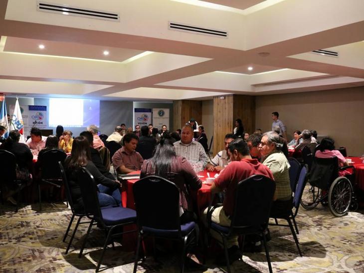 Organizaciones internacionales de personas ciegas en Guatemala impulsan la inclusión de las personas con discapacidad en la gestión del riesgo de desastres.